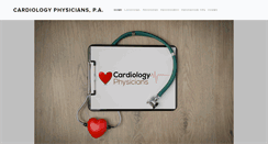 Desktop Screenshot of cardiologyphysicians.org